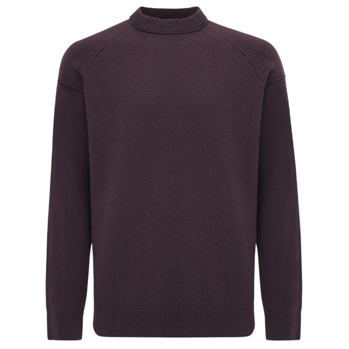 Genti Relaxed Wool Blend Sweater Bordeaux