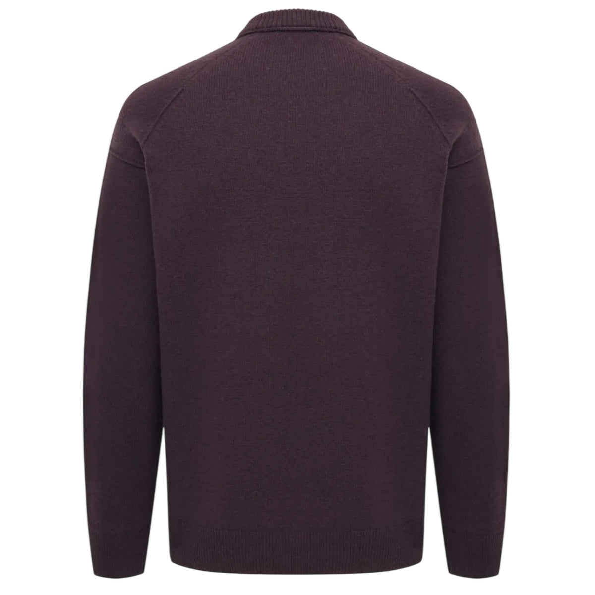 Genti Relaxed Wool Blend Sweater Bordeaux
