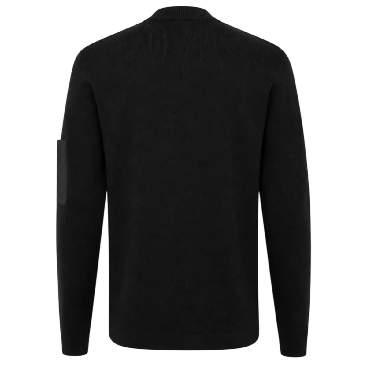 Genti Round Pocket Sweater Zwart