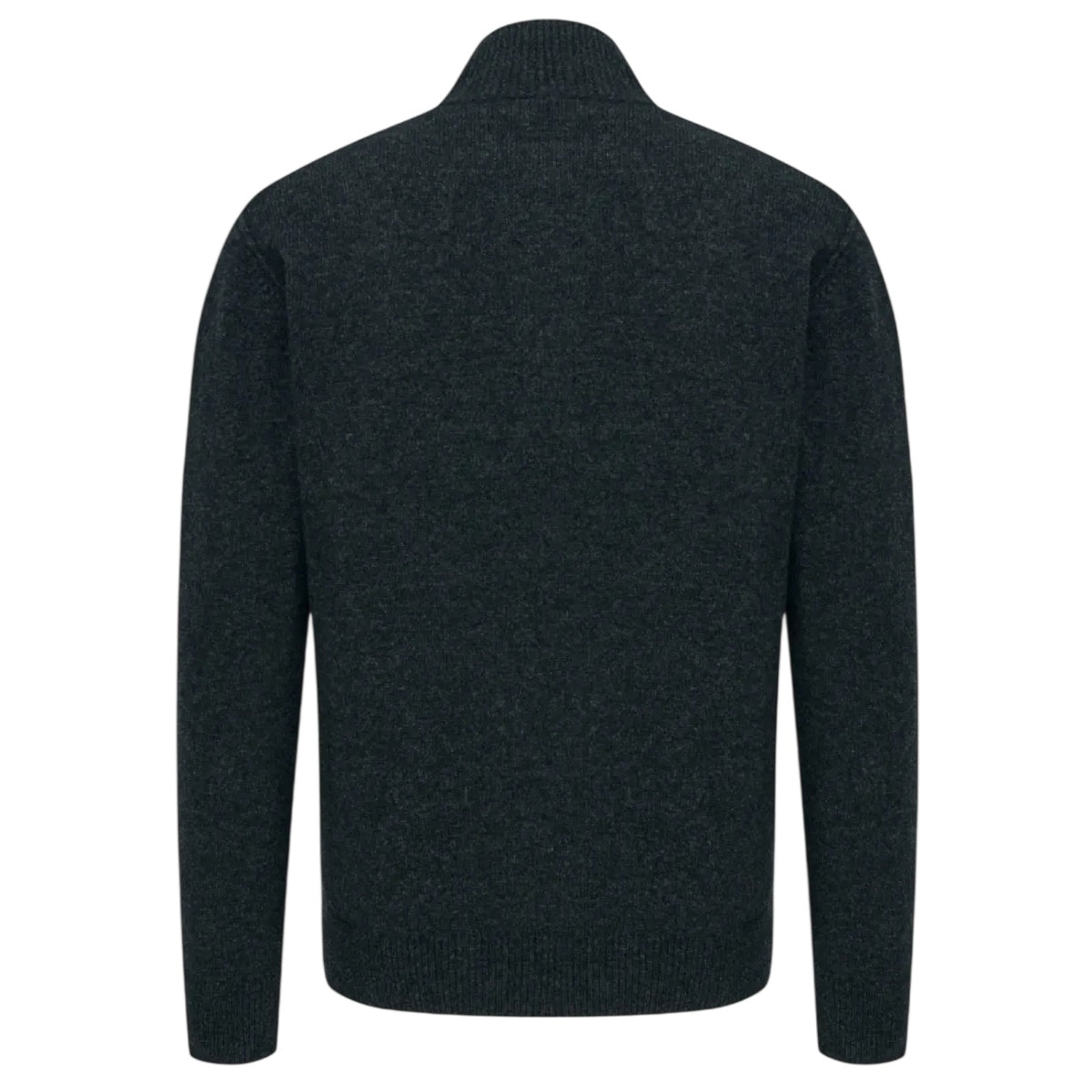 Genti Turtle 3 Buttons Sweater Antraciet