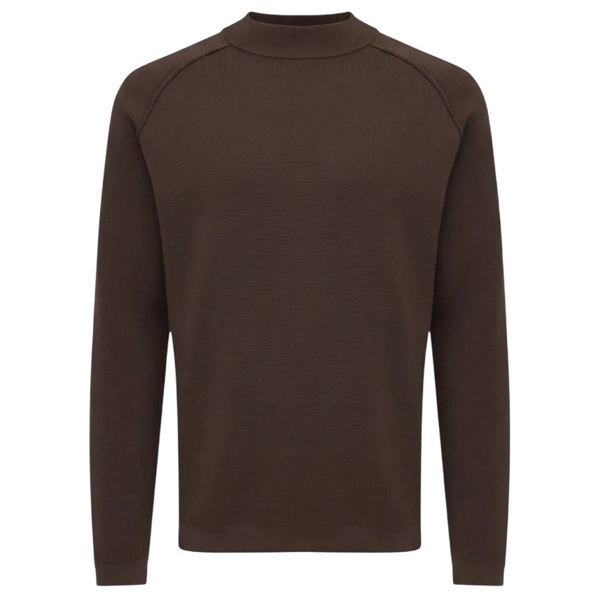 Genti Turtle Sweater Bruin