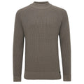 Genti Waffle Turtle Sweater Bruin