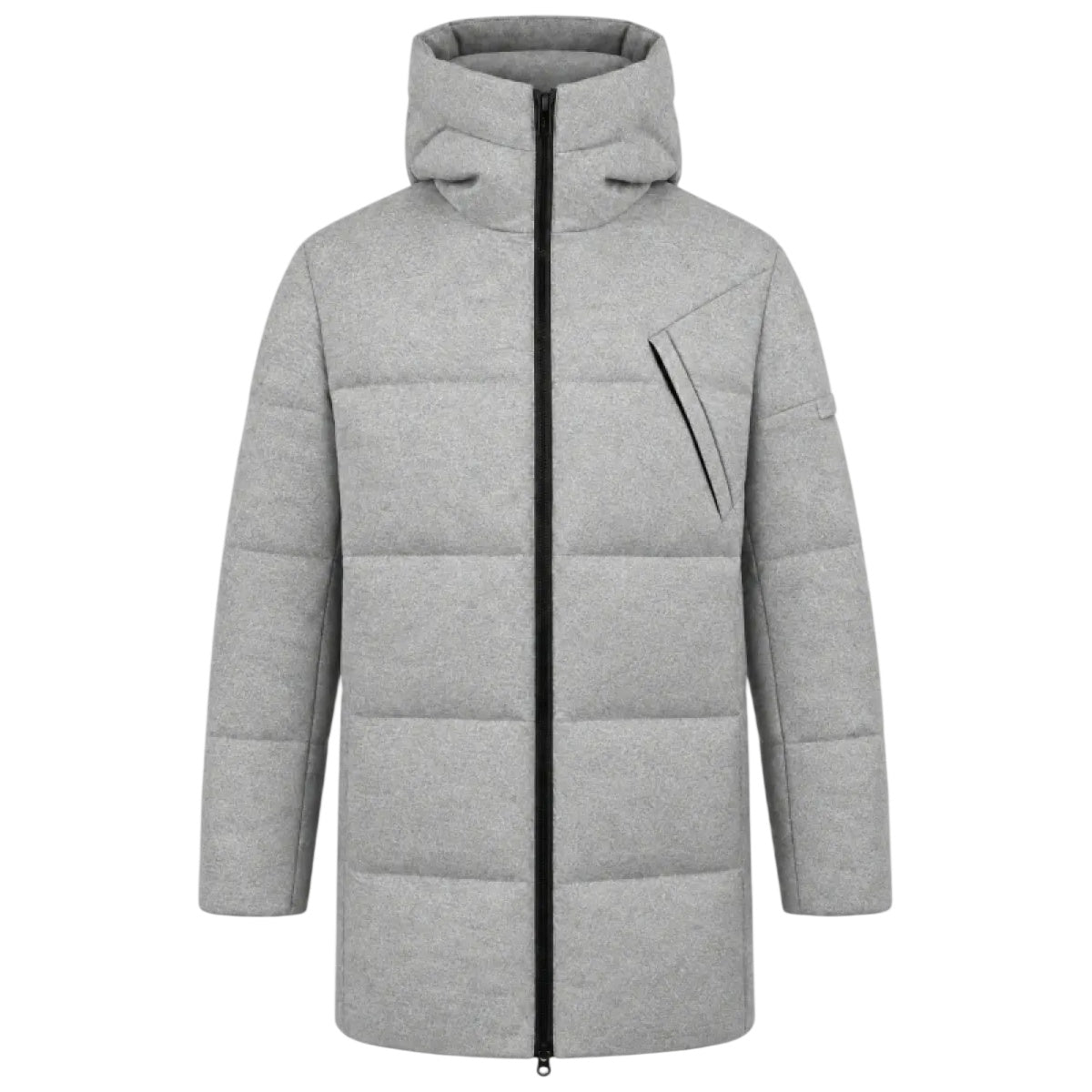 Genti Wool Chris Parka Grijs