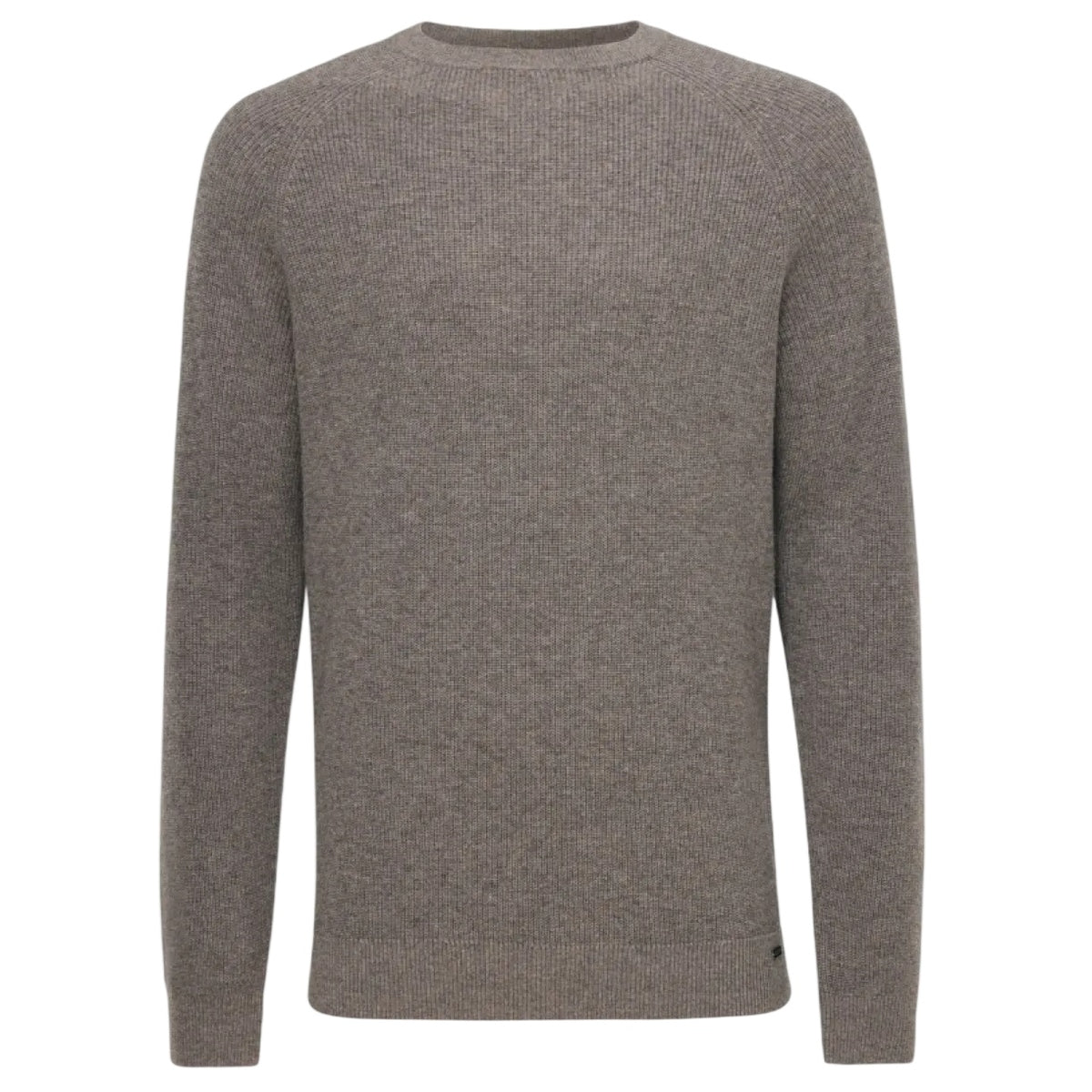 Gentiluomo Wool Blend Knitted Sweater Bruin