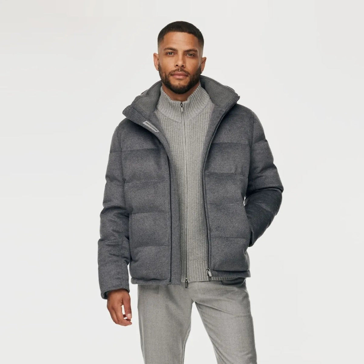 Gentiluomo Wool Bruno Puffer Antraciet