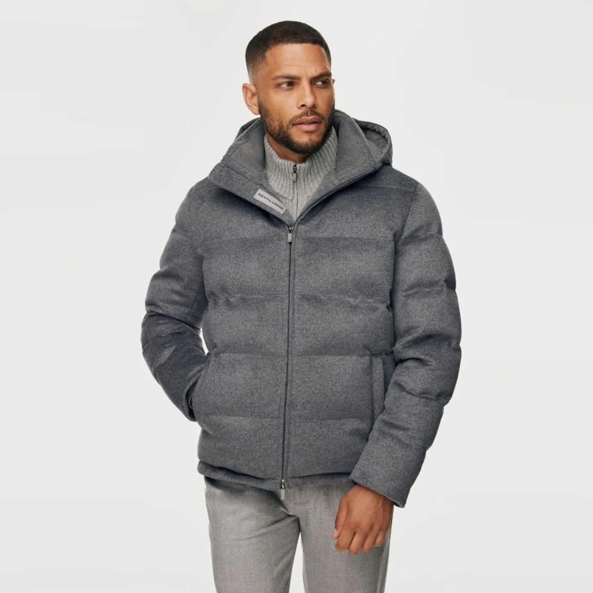 Gentiluomo Wool Bruno Puffer Antraciet
