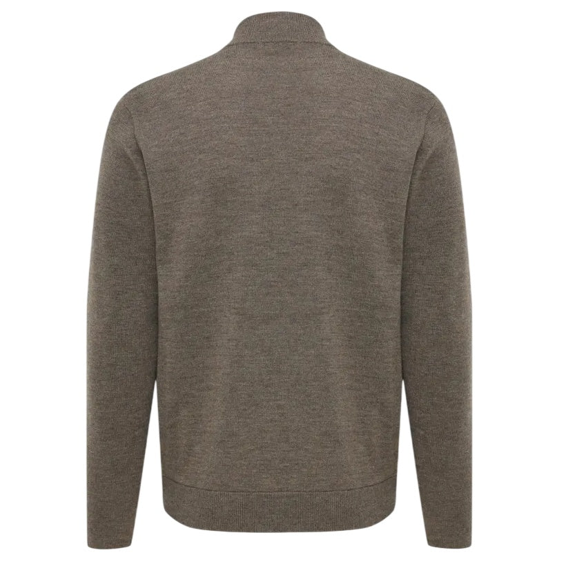 Gentiluomo Wool Zip Jack Bruin