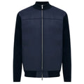 Gentiluomo Wool Zip Jack Navy