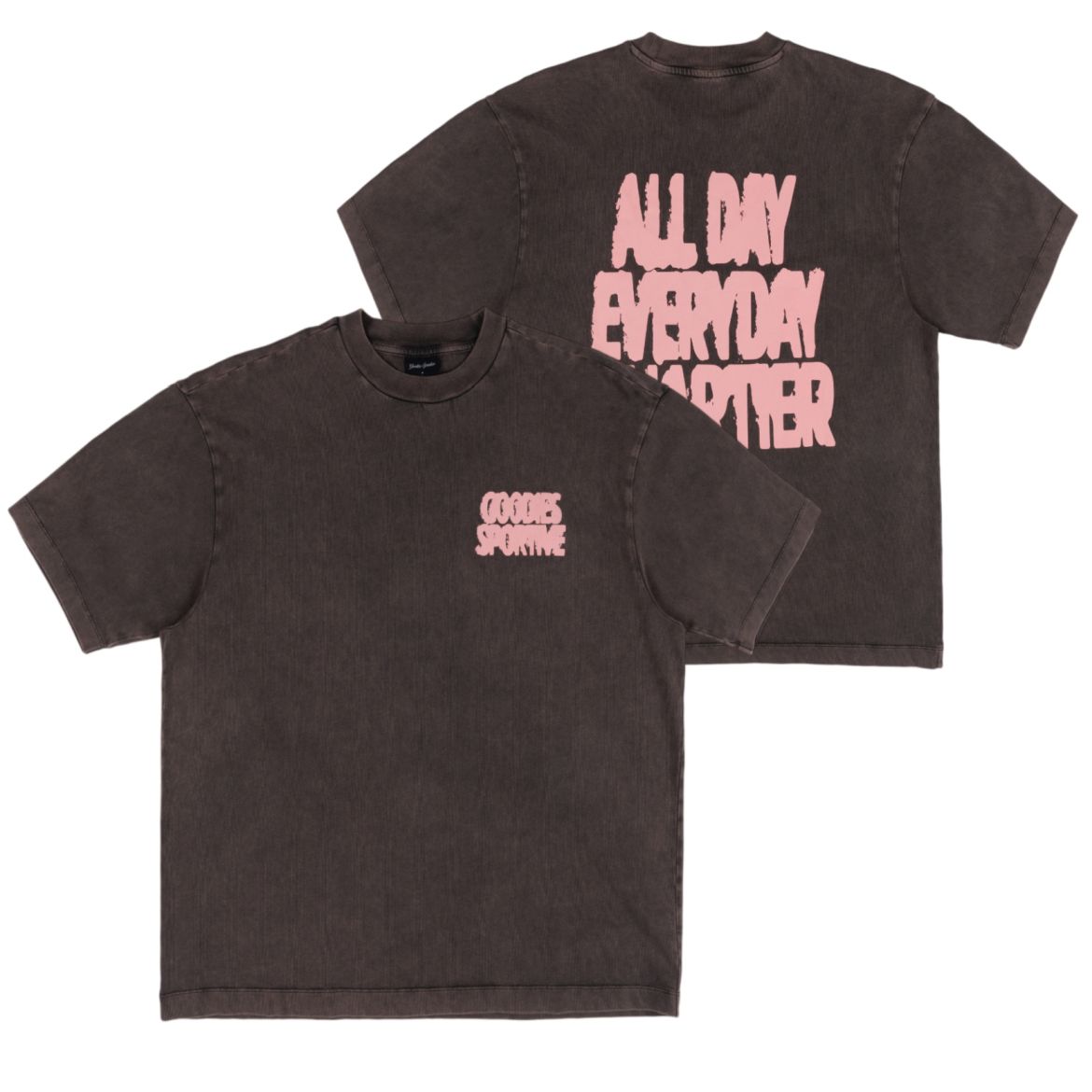 Goodies Sportive Everyday Quartier T-shirt Bruin