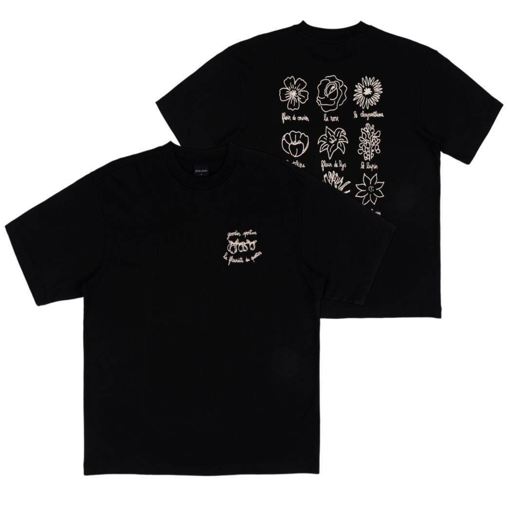 Goodies Sportive Le Fleuriste T-shirt Zwart