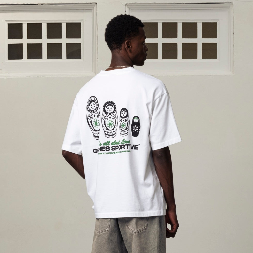 Goodies Sportive No Time No Play T-shirt Wit