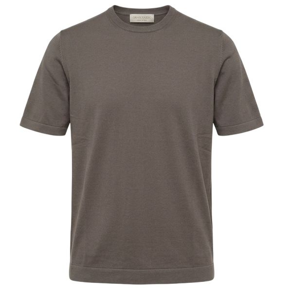 Gran Sasso Knitted T-shirt Bruin