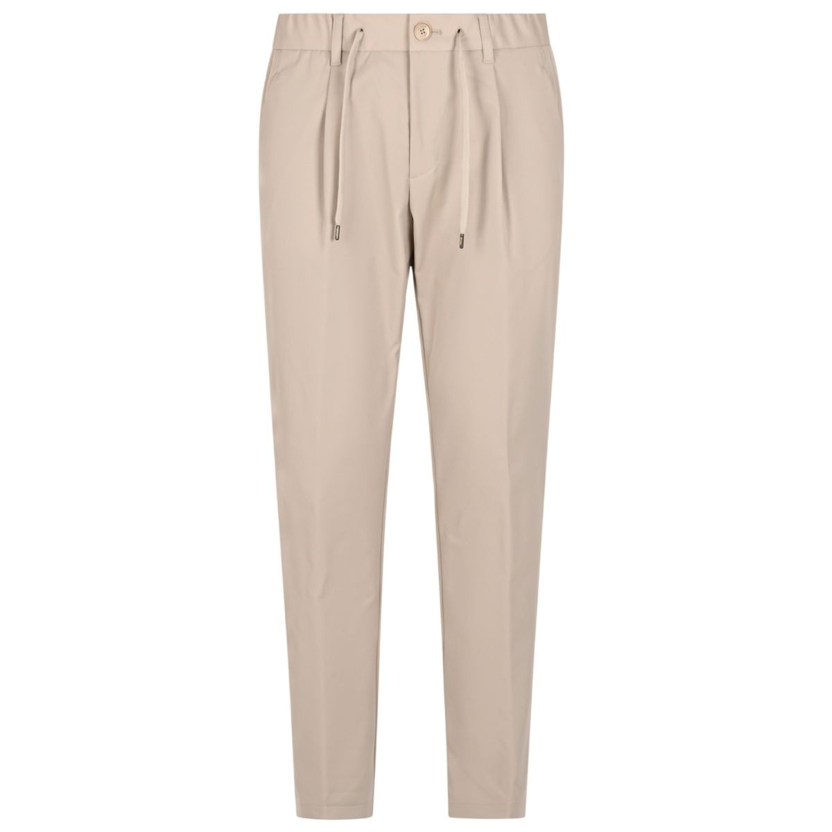 Herno Cotton-Effect Stretch Pantalon Beige