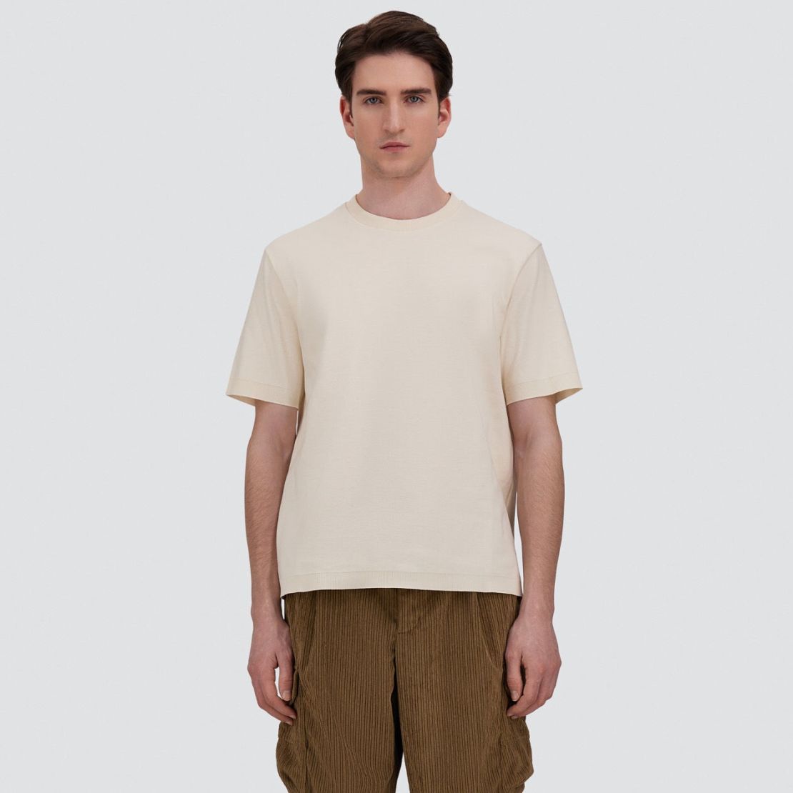 Herno Cotton & Cashmere T-shirt Wit
