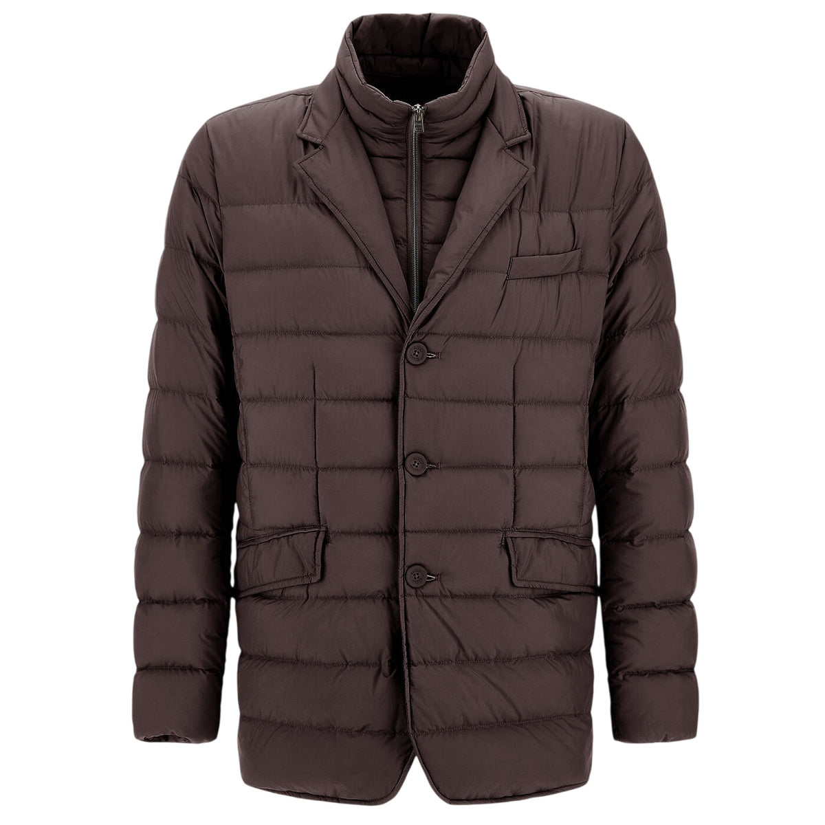 Herno La Giacca Quilted Jas Bruin