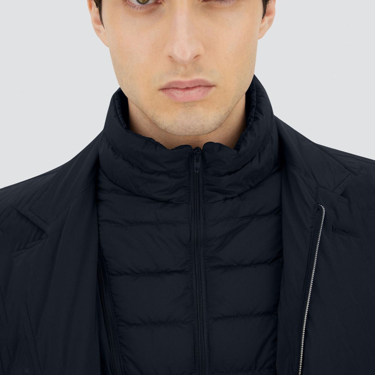 Herno La Giacca Quilted Jas Zwart