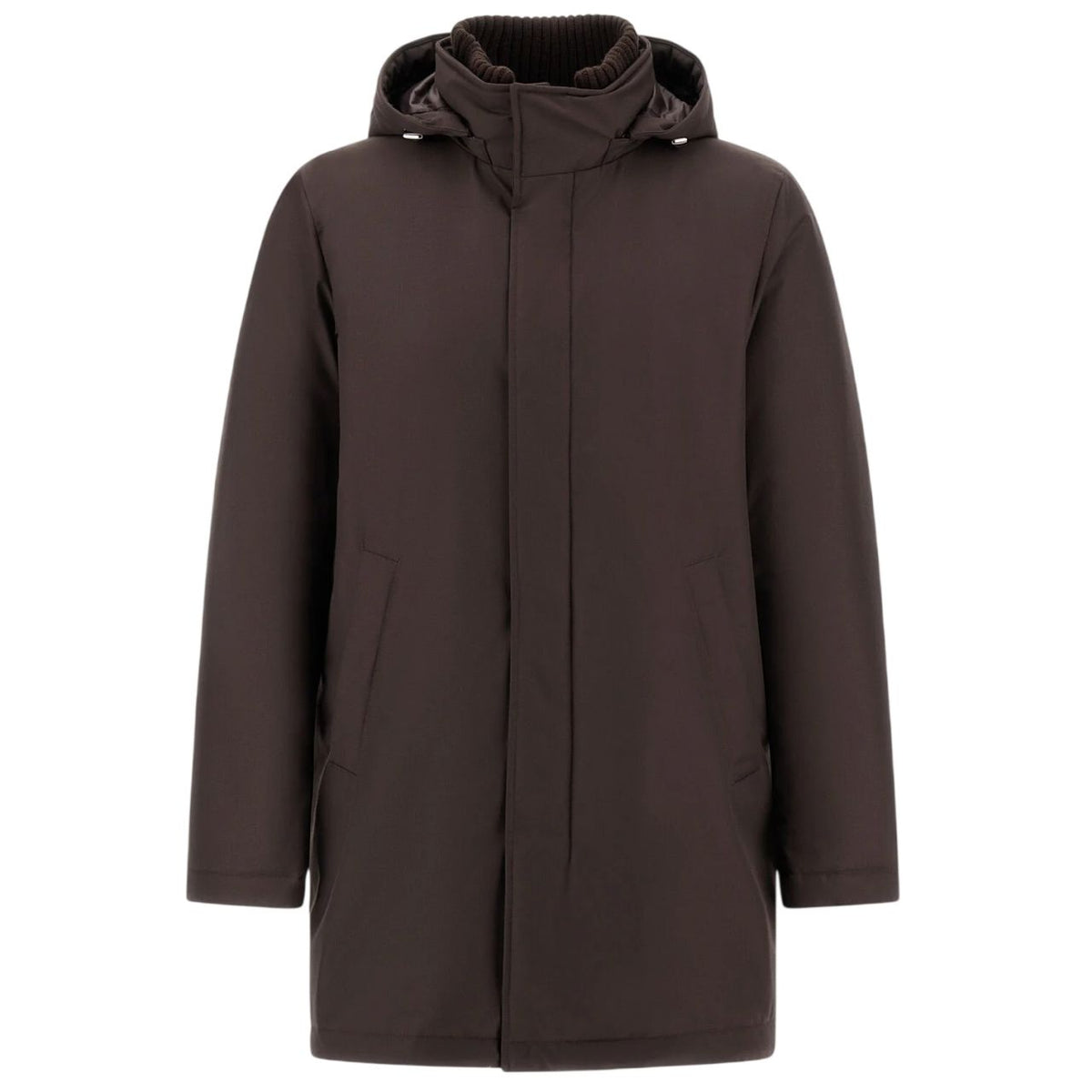 Herno New Business Coat Bruin