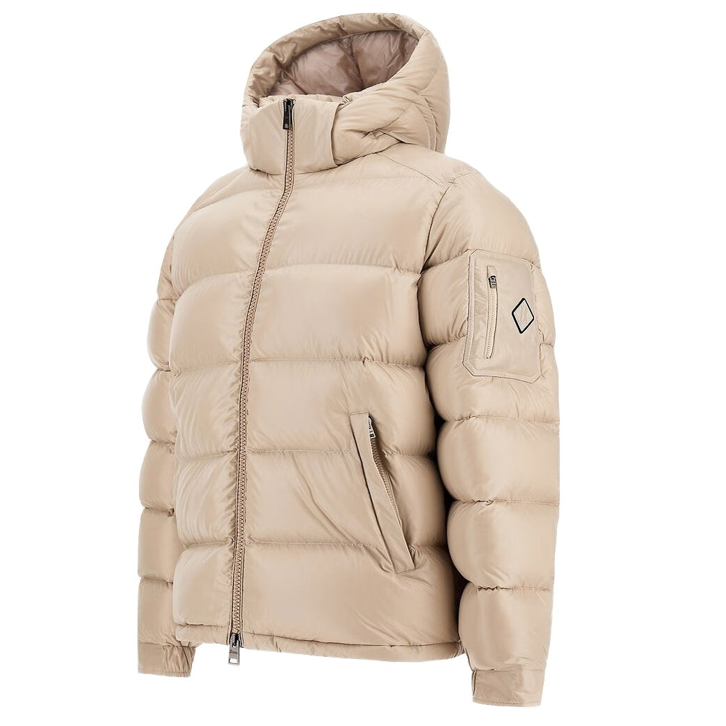 Herno Shiny Quilted Puffer Beige