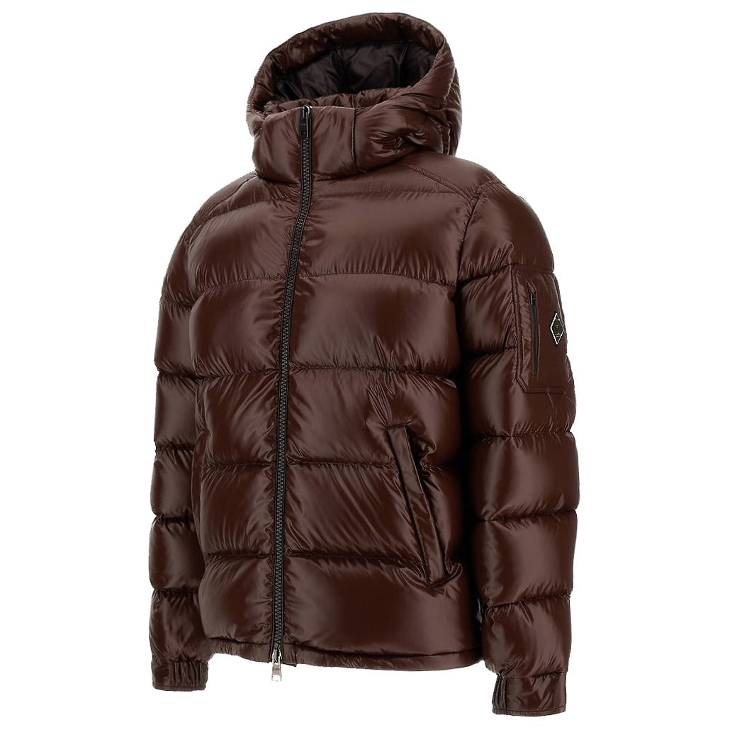 Herno Shiny Quilted Puffer Bruin