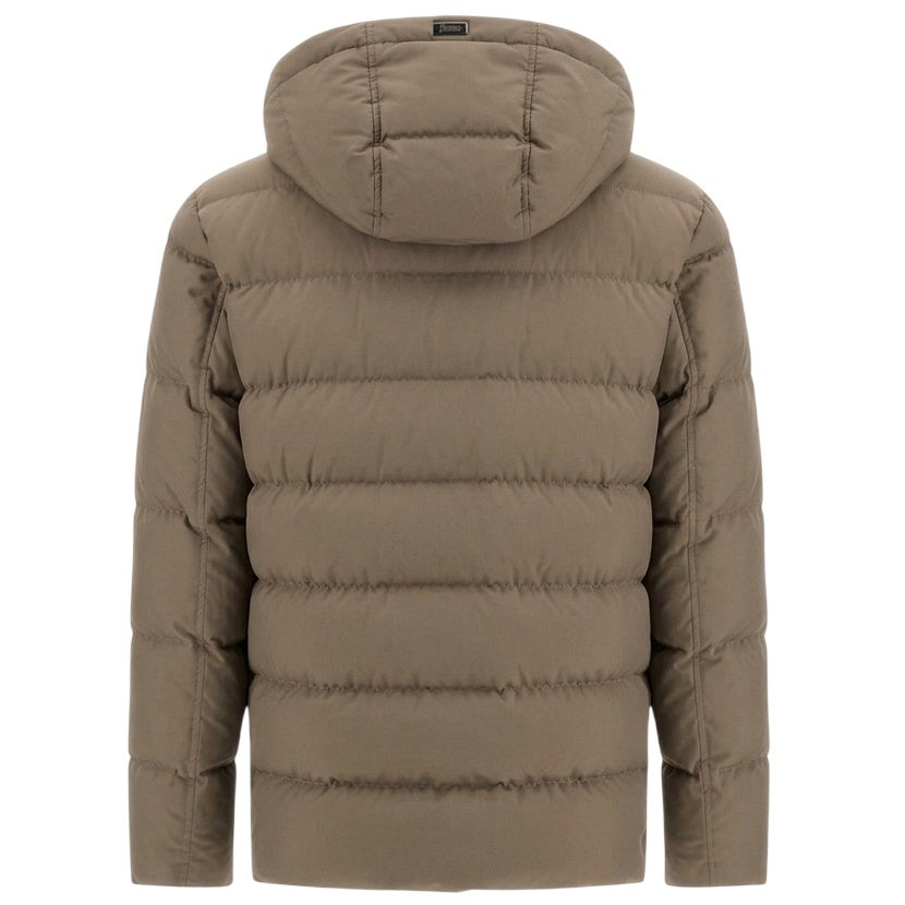 Herno Super-Matt Monogram Parka Bruin