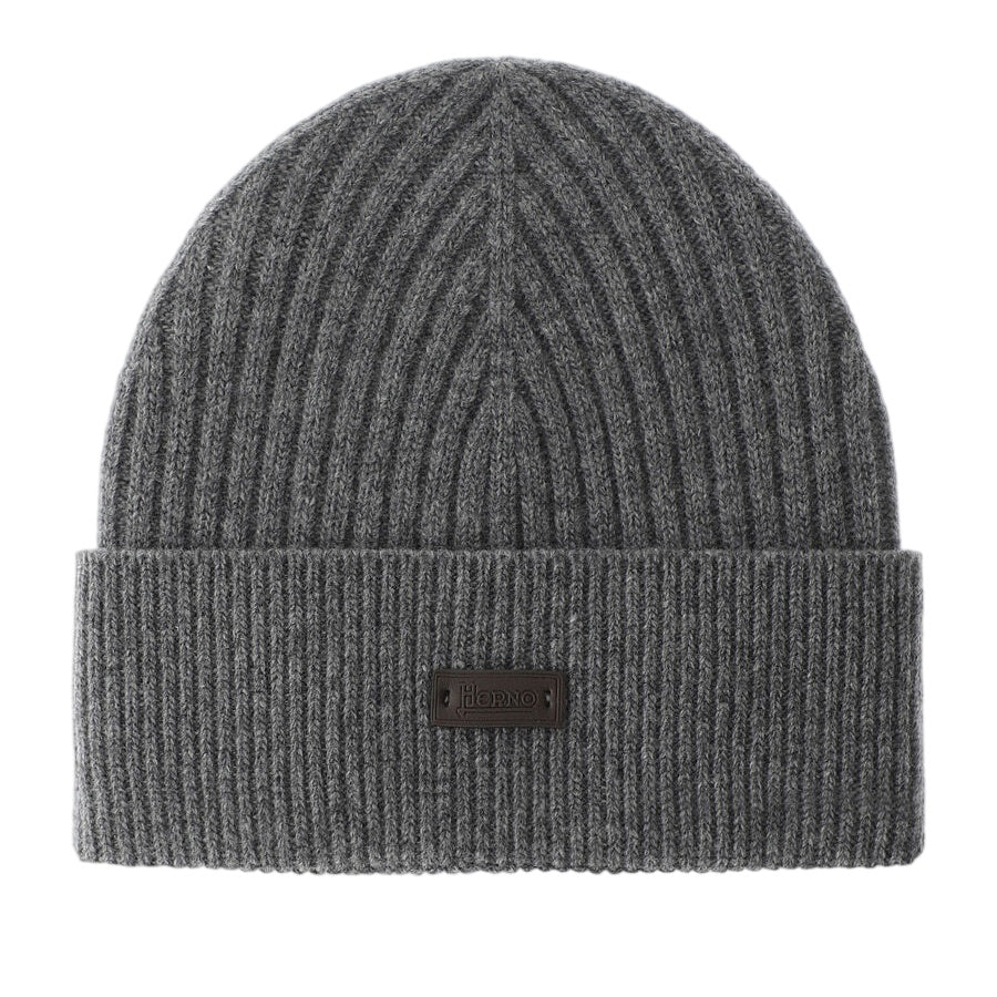 Herno Wool Muts Grijs