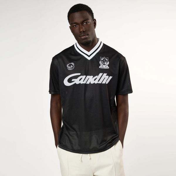 Hopeium Mesh Football T-shirt Zwart – Mezaldy