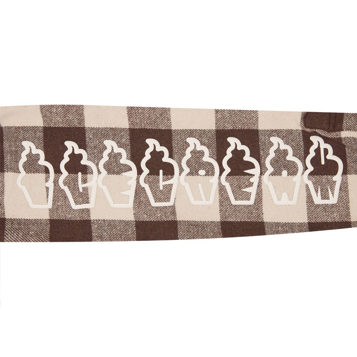 Icecream Multi Logo Check Overhemd Bruin