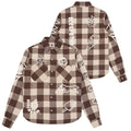 Icecream Multi Logo Check Overhemd Bruin