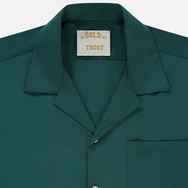 In Gold We Trust The Beach Overhemd Turquoise