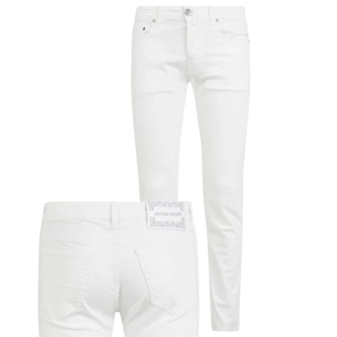 Jacob Cohën Nick Slim Jeans A00 Wit