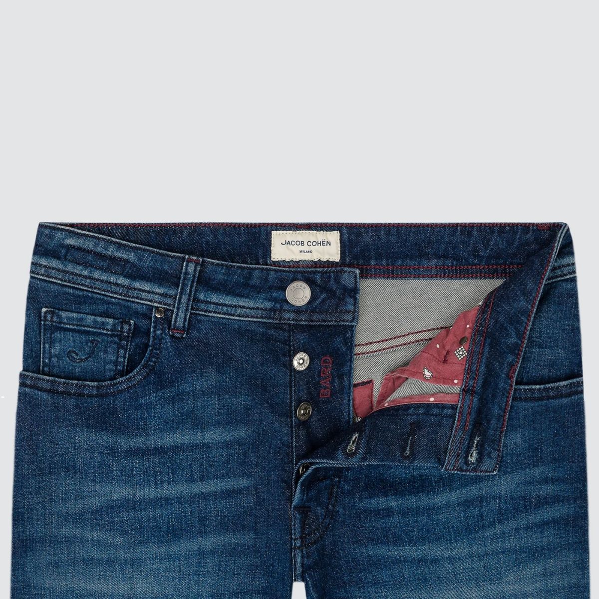 Jacob Cohën Bard Jeans 100D Donker Blauw