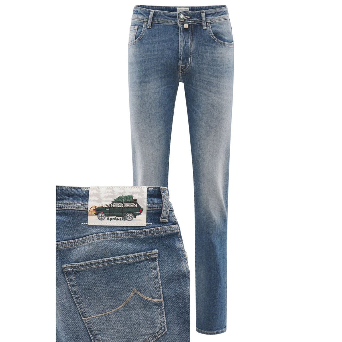 Jacob Cohën Bard Jeans 200D Blauw