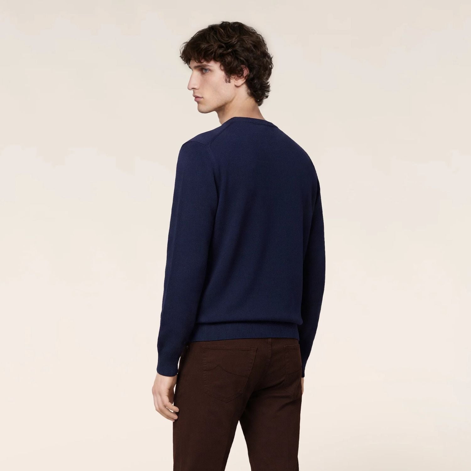 Jacob Cohën Cashmere Sweater Donker Blauw