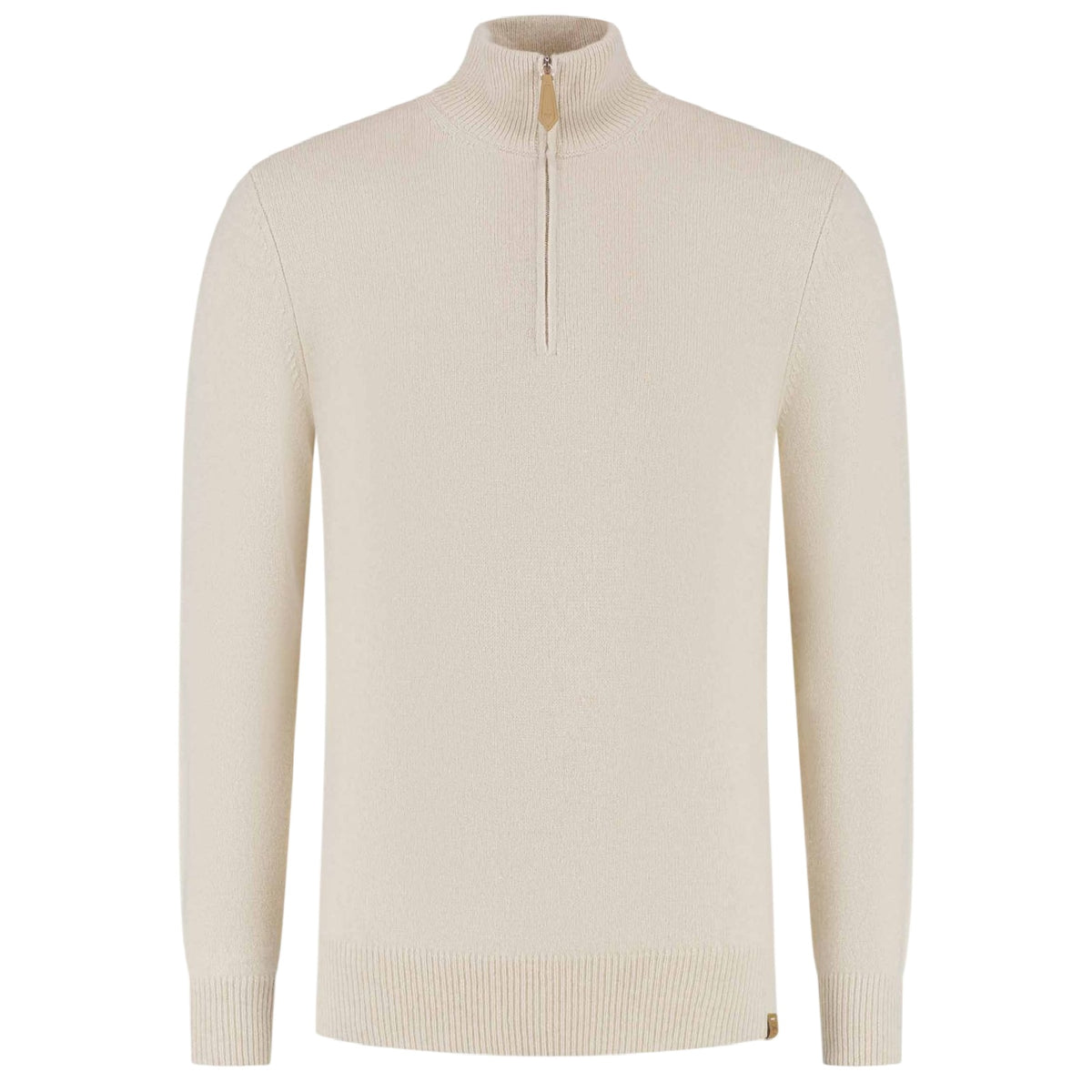 Jacob Cohën Half-Zip Sweater Beige