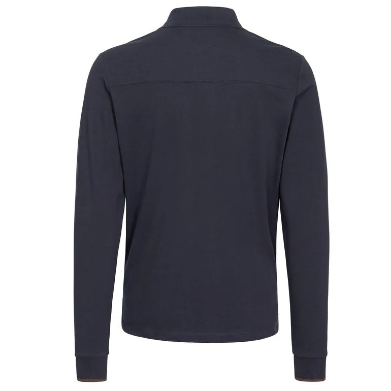 Jacob Cohën Longsleeve Polo Navy