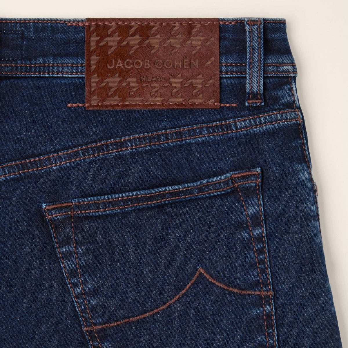 Jacob Cohën Nick Slim Jeans 100D Donker Blauw