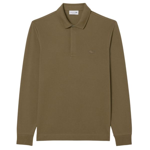 Lacoste Smart Paris Longsleeve Polo Donker Groen
