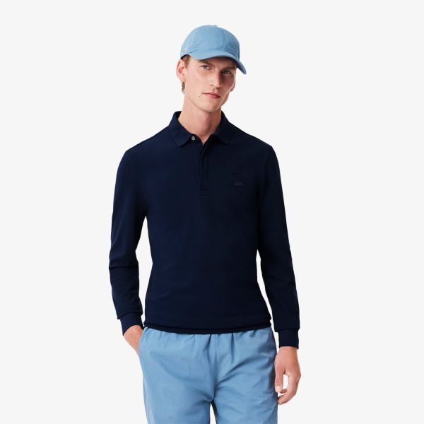 Lacoste Smart Paris Longsleeve Polo Navy
