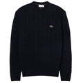 Lacoste Cable Knit Sweater Navy