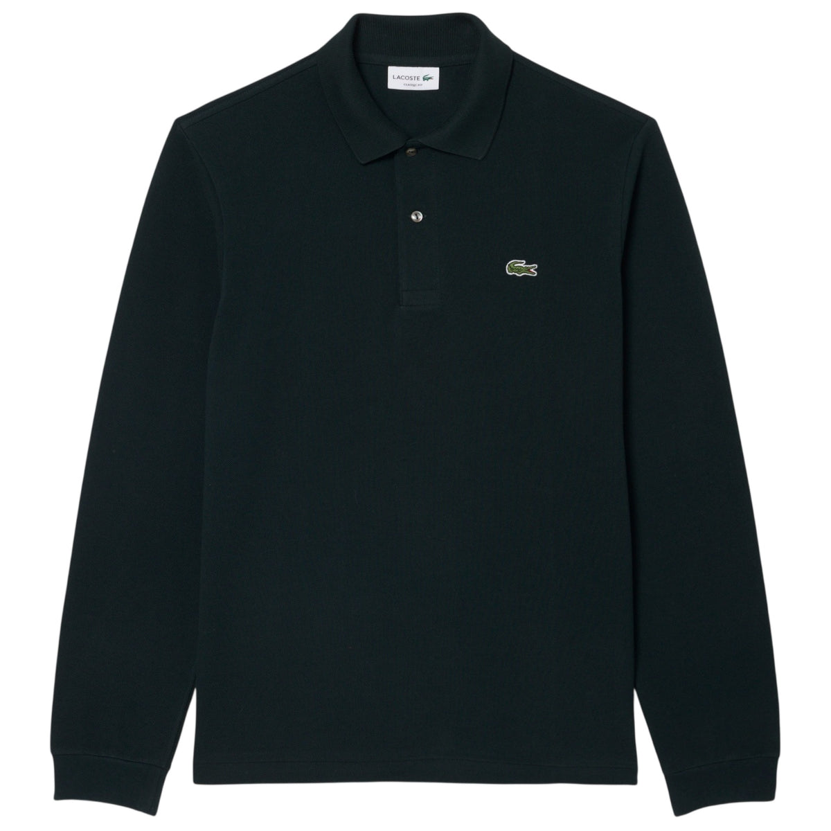Lacoste Classic Fit Longsleeve Polo Donker Groen