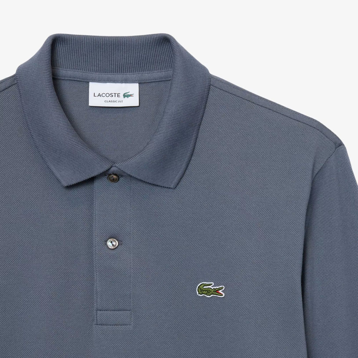 Lacoste Classic Fit Longsleeve Polo Grijs