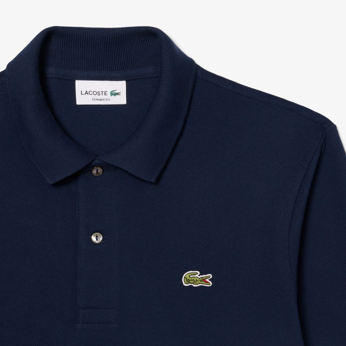 Lacoste Classic Fit Longsleeve Polo Navy