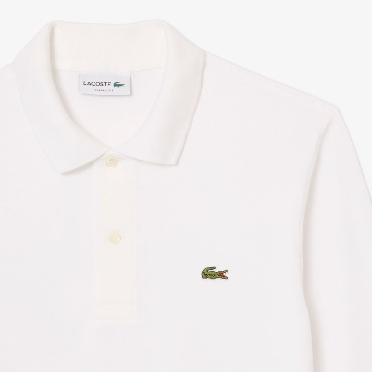 Lacoste Classic Fit Longsleeve Polo Wit