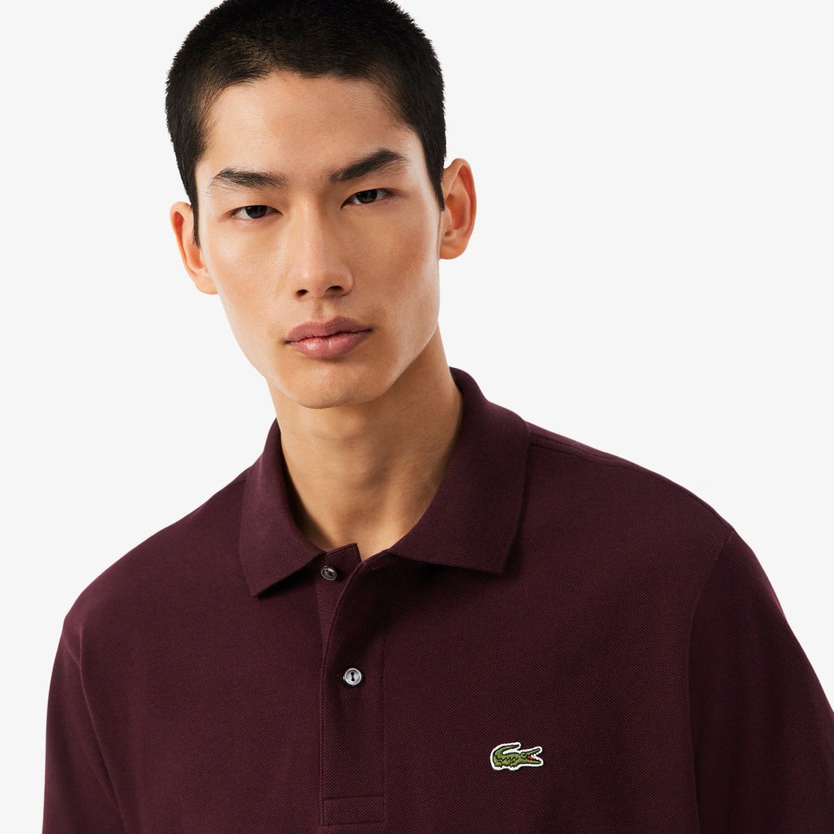 Lacoste Classic Fit Polo Bordeaux