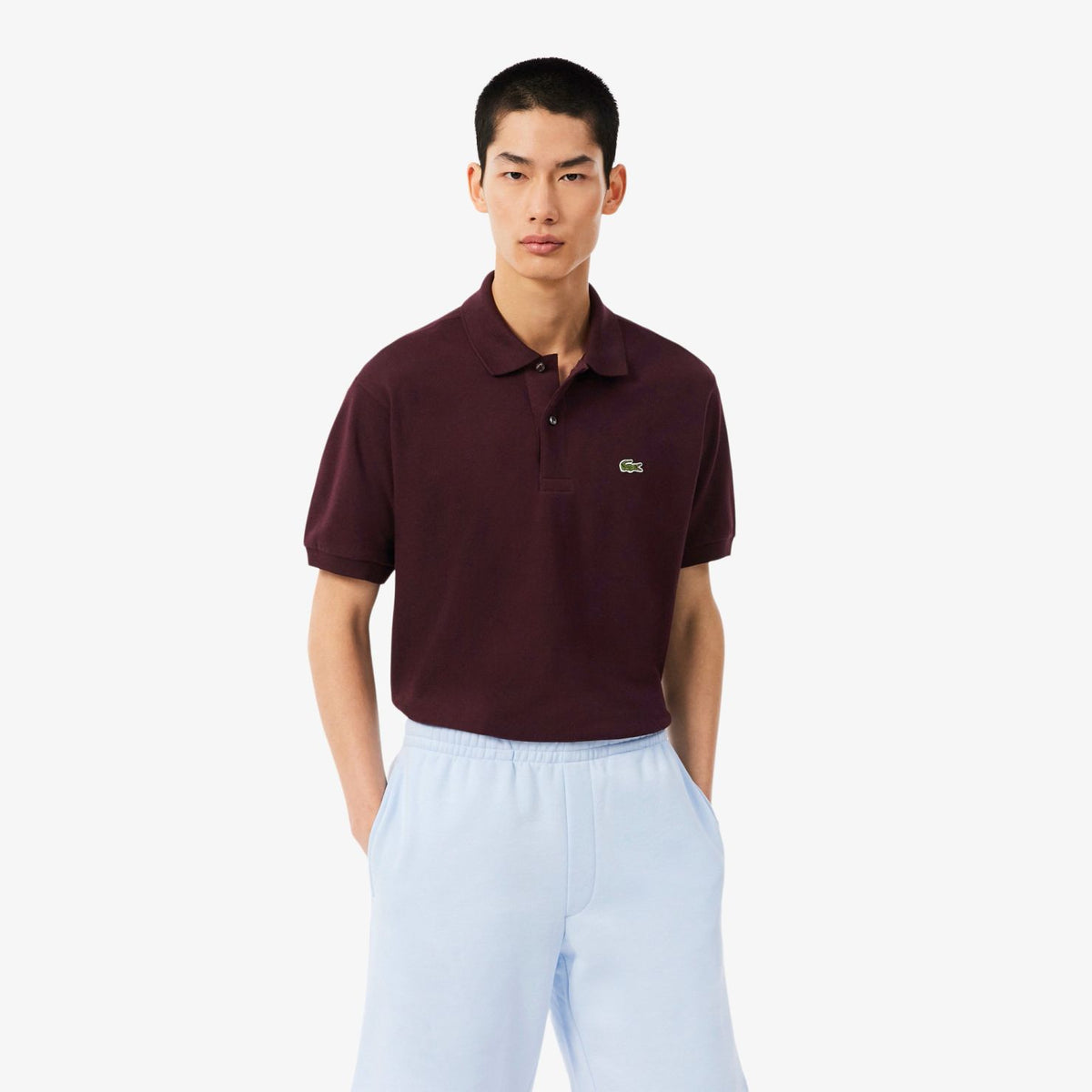 Lacoste Classic Fit Polo Bordeaux