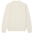 Lacoste Embroidered Shield Wool Sweater Off White