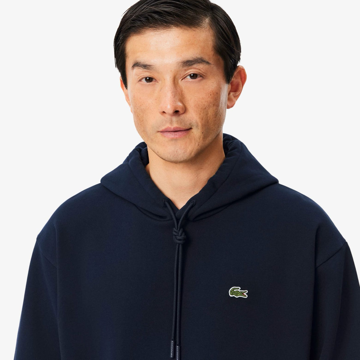 Lacoste Fleece Hoodie Navy