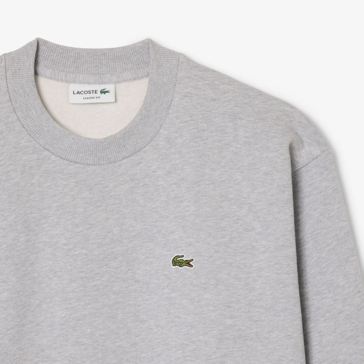 Lacoste Fleece Sweater Grijs