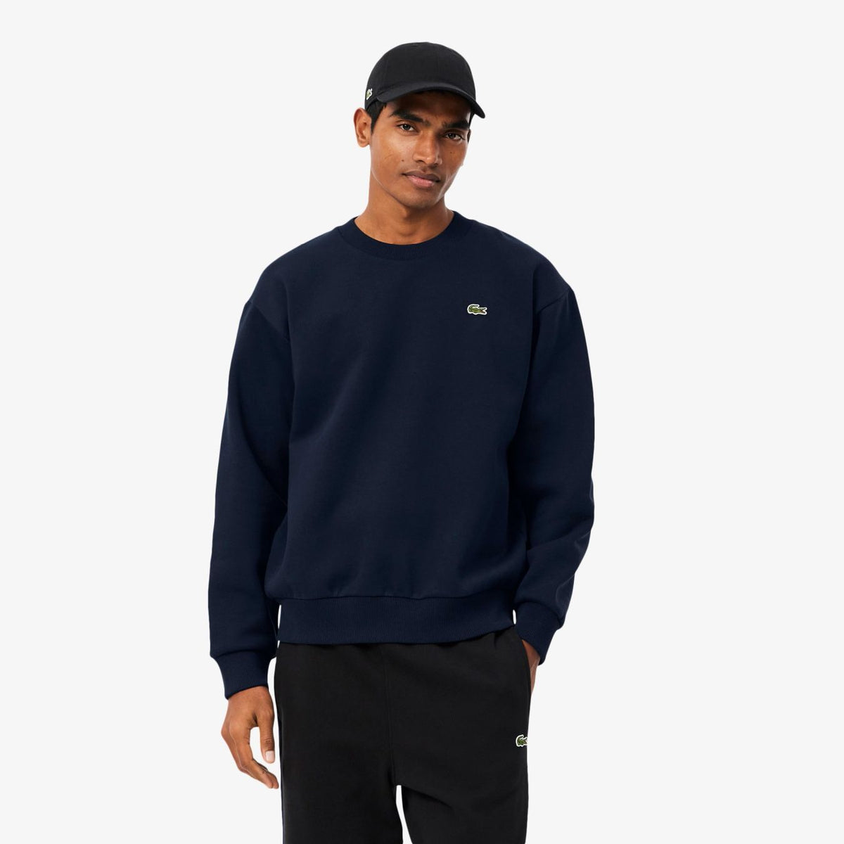 Lacoste Fleece Sweater Navy