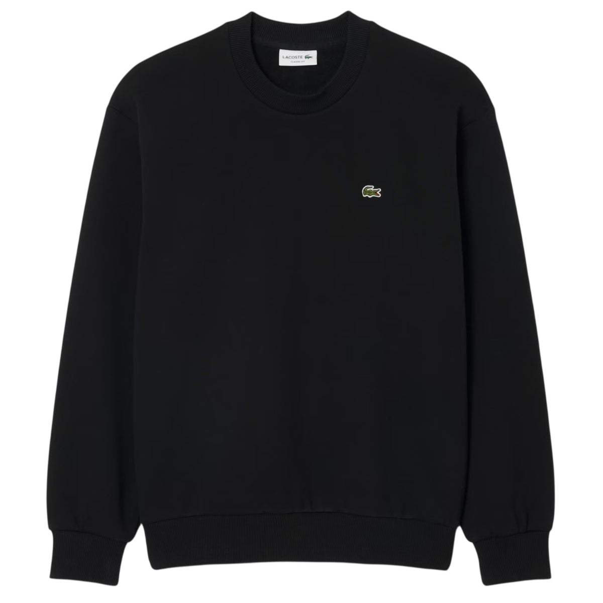 Lacoste Fleece Sweater Zwart